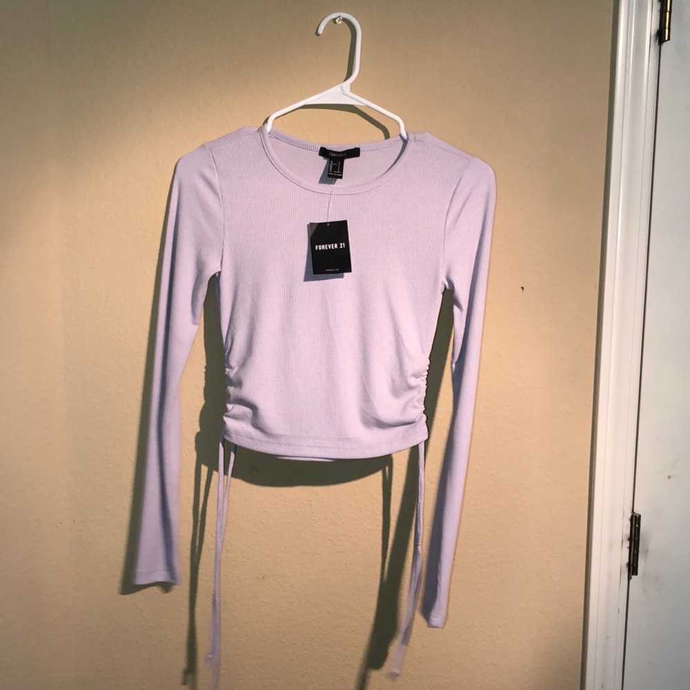 forever 21 long sleeve tight shirt